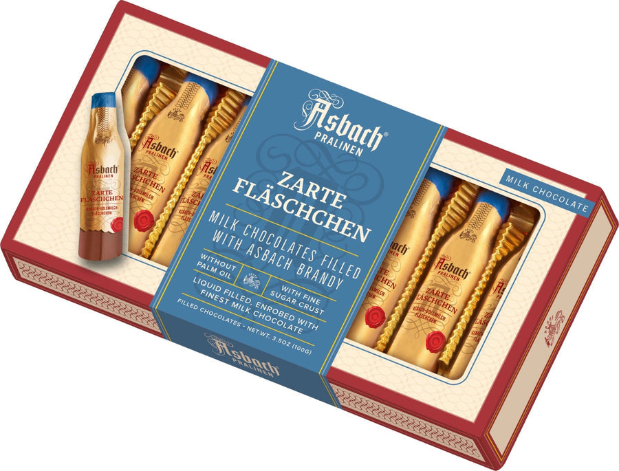 Asbach Zarte Flaschchen Milk Chocolates fill with Brandy 3.5oz