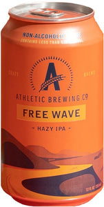 Athletic Brewing Non-Alcoholic Brews Free Wave IPA NA 12 oz. Can